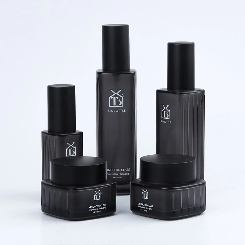 Sinbottle Customizes Professional Aesthetic Skin Care Product Packaging To Empower Brands With High-Quality Cosmetic Glass Bottle Set factory